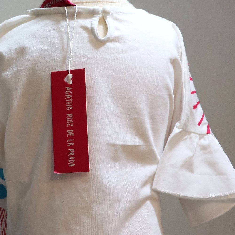 Agatha Ruiz De La Prada white  multi top NWT - Picture 2 of 4